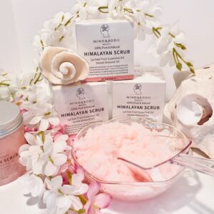 100 % All-natural Lychee and Sweet Almond Himalayan Scrub (3 pack)